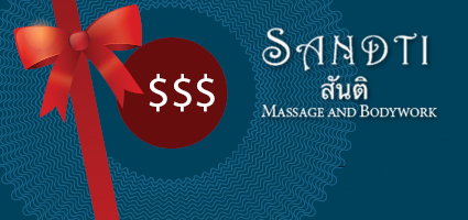 gift card sandti massage - Sandti Massage